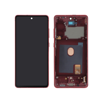 Display Completo Rosso Galaxy S20 FE 4G/5G (G780F/G781B) (Con Telaio)