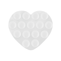 Supporto Ventosa Cuore (Trasparente)