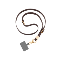 FAIRPLAY Collana lunga 120cm NOEMI (Marrone)