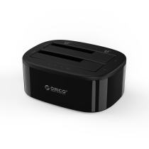 ORICO Station di Clonaggio 2 Baie USB 3.0 per HDD/SSD 2.5/3.5 (6228US3-C-EU-BK)
