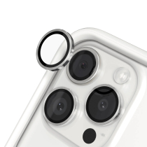 RHINOSHIELD Protezione camera iPhone 15 Pro/15 Pro Max (Argento)