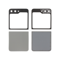 Vetro Posteriore Completo Grigio Galaxy Z Flip5 (F731B) (Senza logo)