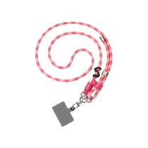 FAIRPLAY Tracolla Cordino 120cm ZOE (Rosso/Bianco)