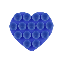 Supporto Ventosa Cuore (Blu Scuro)