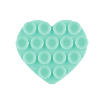 Supporto Ventosa a Cuore (Verde Turchese)