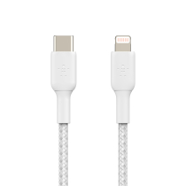 BELKIN Cavo Intrecciato USB-C a Lightning 2m (Bianco)