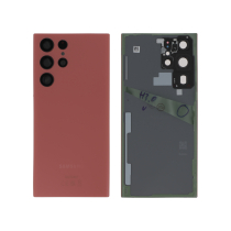 Vetro Posteriore Rosso Galaxy S22 Ultra (S908)