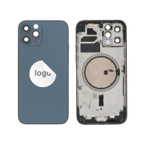 Backcover Blu iPhone 12 Pro (Pulled B)