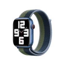 APPLE Bracciale Sport Loop Watch 41mm (Blu Abysse/Verde Selvaggio)