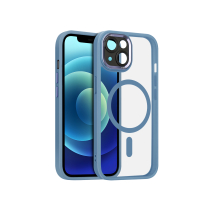 COVERME Custodia ONYX MagSafe iPhone 15 Pro (Blu Alpino)