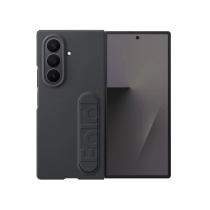 SAMSUNG Custodia in Silicone con Laccio + Pellicola Protettiva Galaxy Z Fold 7 (Nero)