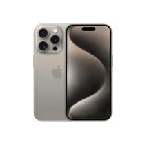 iPhone 15 Pro 128 GB (Titanio Naturale) (Grado A) (IVA del margine) (Ricondizionato)