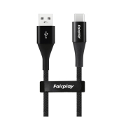 FAIRPLAY COSMOS Cavo USB-C Nero (2m) (Bulk)