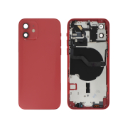 Vetro Posteriore completo Rosso iPhone 12 (Senza Logo)