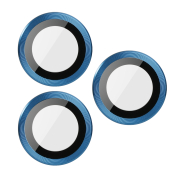 FAIRPLAY Protezione Camera iPhone 15 Pro/15 Pro Max (Titanio Blu)